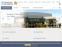 Tablet Screenshot of homolka.cz
