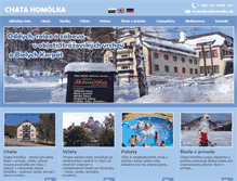 Tablet Screenshot of homolka.sk